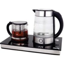 چای‌ساز کنارهمی لمسی TM-4016 | 2000 وات، پیرکس