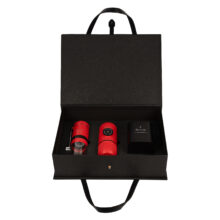 پک هدیه نفیس دو شامل قهوه‌ساز، آسیاب دستی و بانکه قهوه