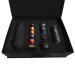 «پک هدیه سازمانی Cip2 شامل قهوه‌ساز همراه دوکاره، تراول ماگ، کیف ضدآب، استند کپسول و هاردباکس چمدانی لوکس استارسو»