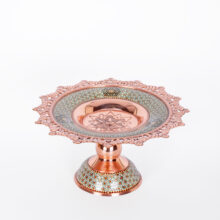 شیرینی خوری شبکه ای مس و خاتم