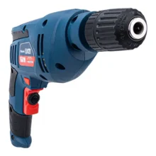 نمای نزدیک دریل برقی خانگی و کارگاهی المکس