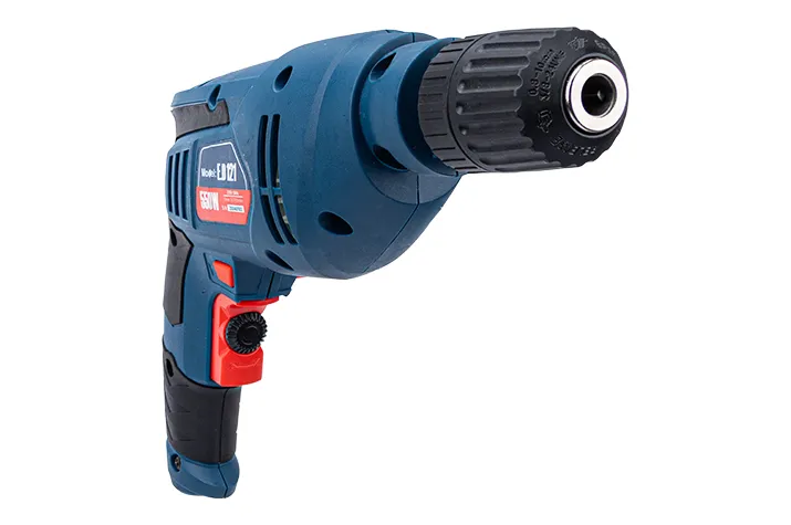 نمای نزدیک دریل برقی خانگی و کارگاهی المکس