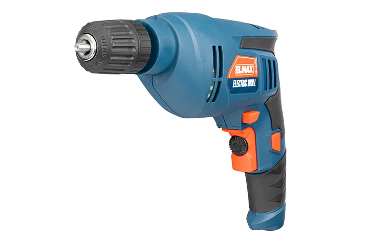 دریل برقی با قابلیت چرخش دوطرفه و دیمردار