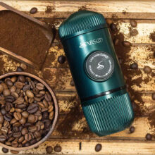 اسپرسوساز سفری سبز متالیک 405