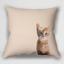 کوسن گربه – طرح Feline Friends Daisy Kitten اثر کتی والترز | کاور کوسن طرح بچه گربه”