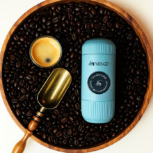 قهوه ساز همراه آبی فیروزه ای 423