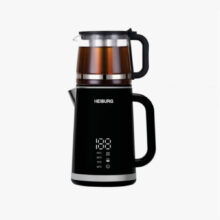 چای‌ساز لمسی TM-4010B | استیل ضدزنگ، 1500 وات