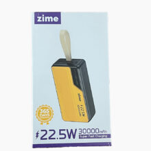 پاور بانک Zime مدل B13 ظرفیت 30000 میلی‌آمپر ساعت با شارژ سریع