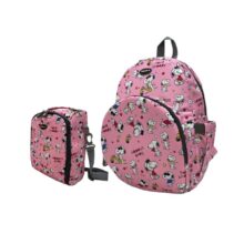 ست کوله مهد و دبستان دیا و کیف ظرف غذا مدل فایر